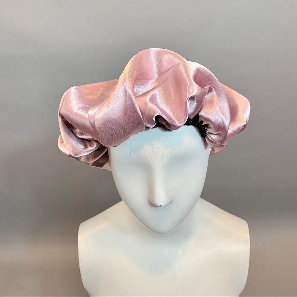 Adult Reversible Satin Bonnet